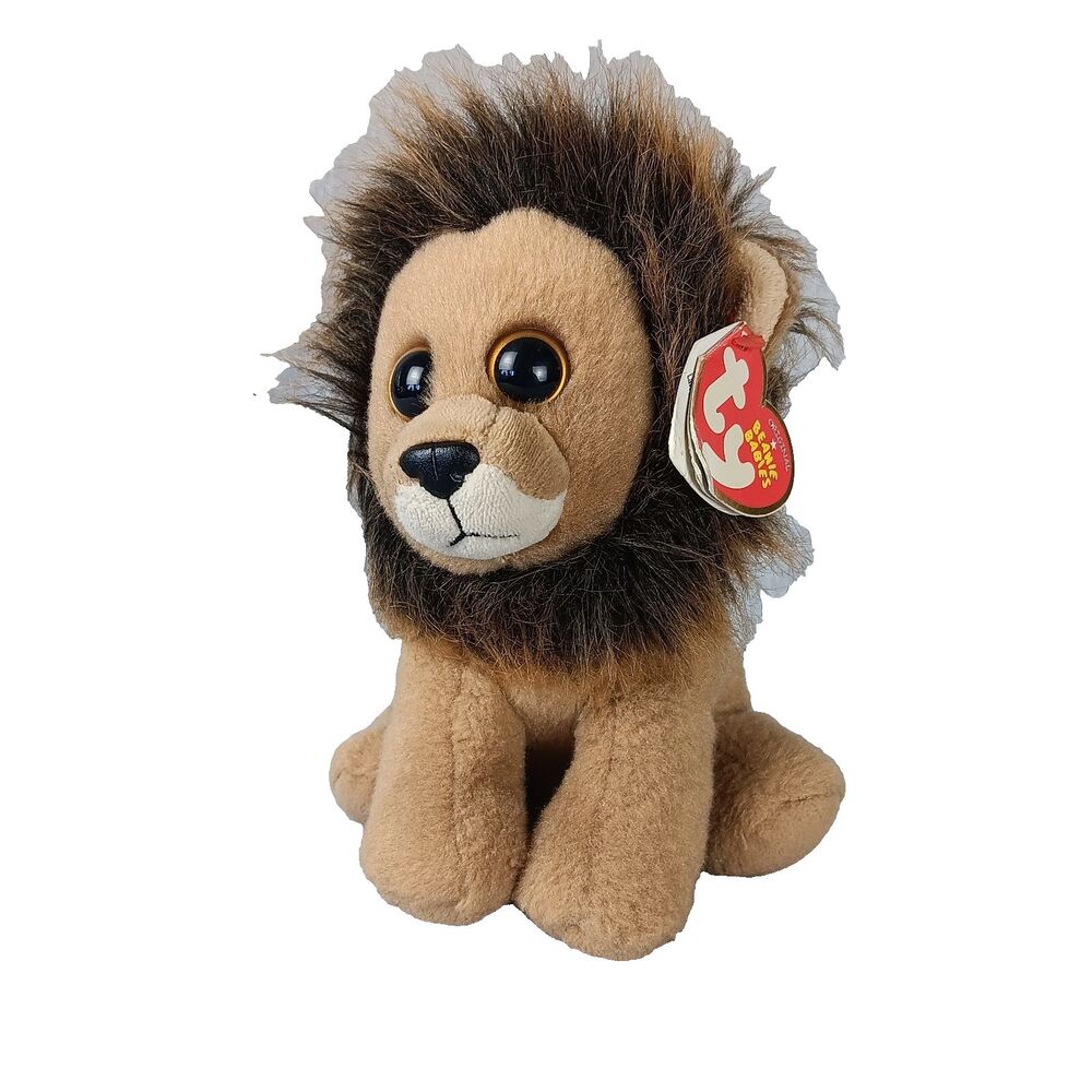 VelveTy Beanie Babies Ty Collection Cecil the Lion Brown Plush Stuffed Animal